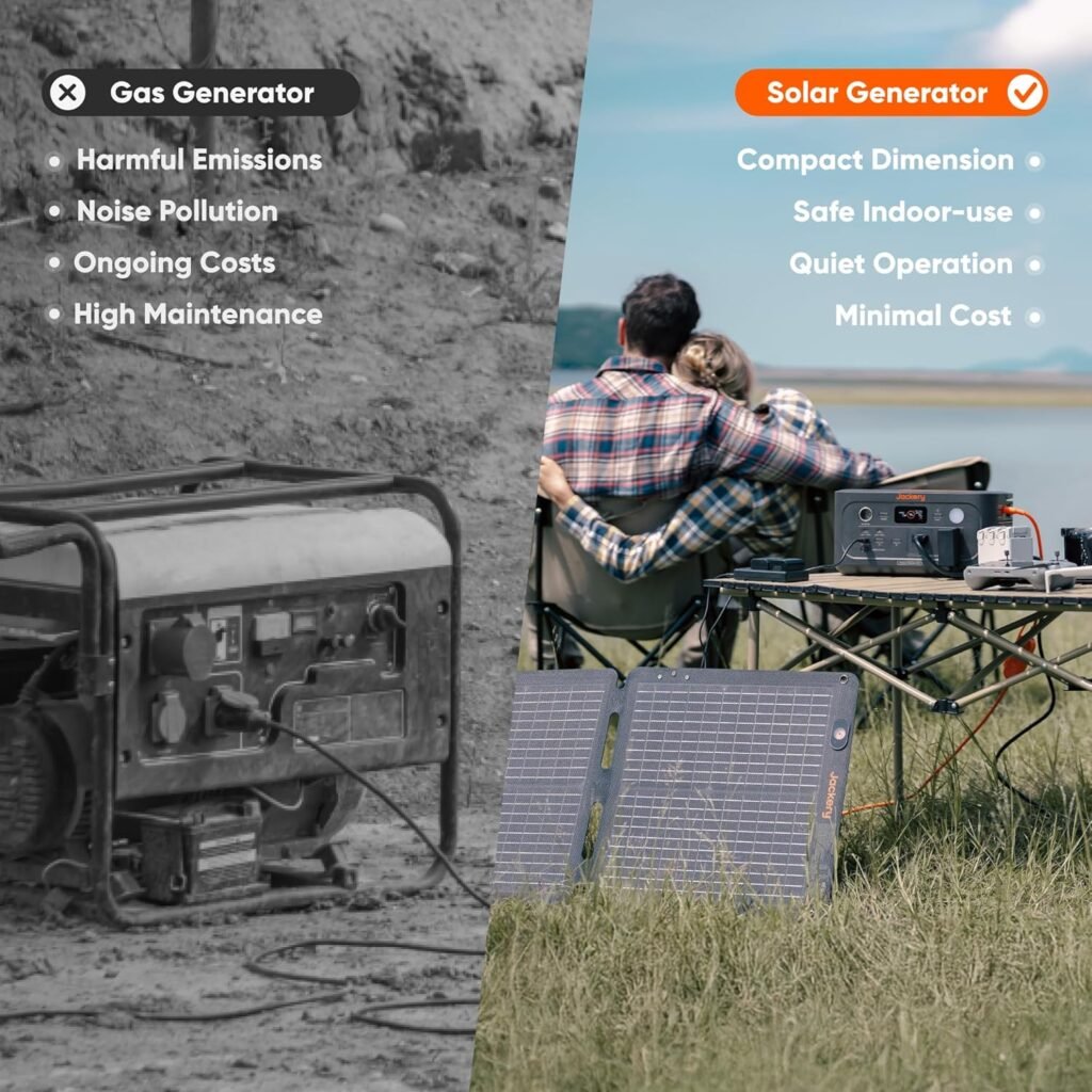 Jackery Explorer v2 Portable Power Station, 512Wh LiFePO4 Battery, 500W AC/1000W Peak, Solar Generator for Camping, Outdoors, and Power Outages