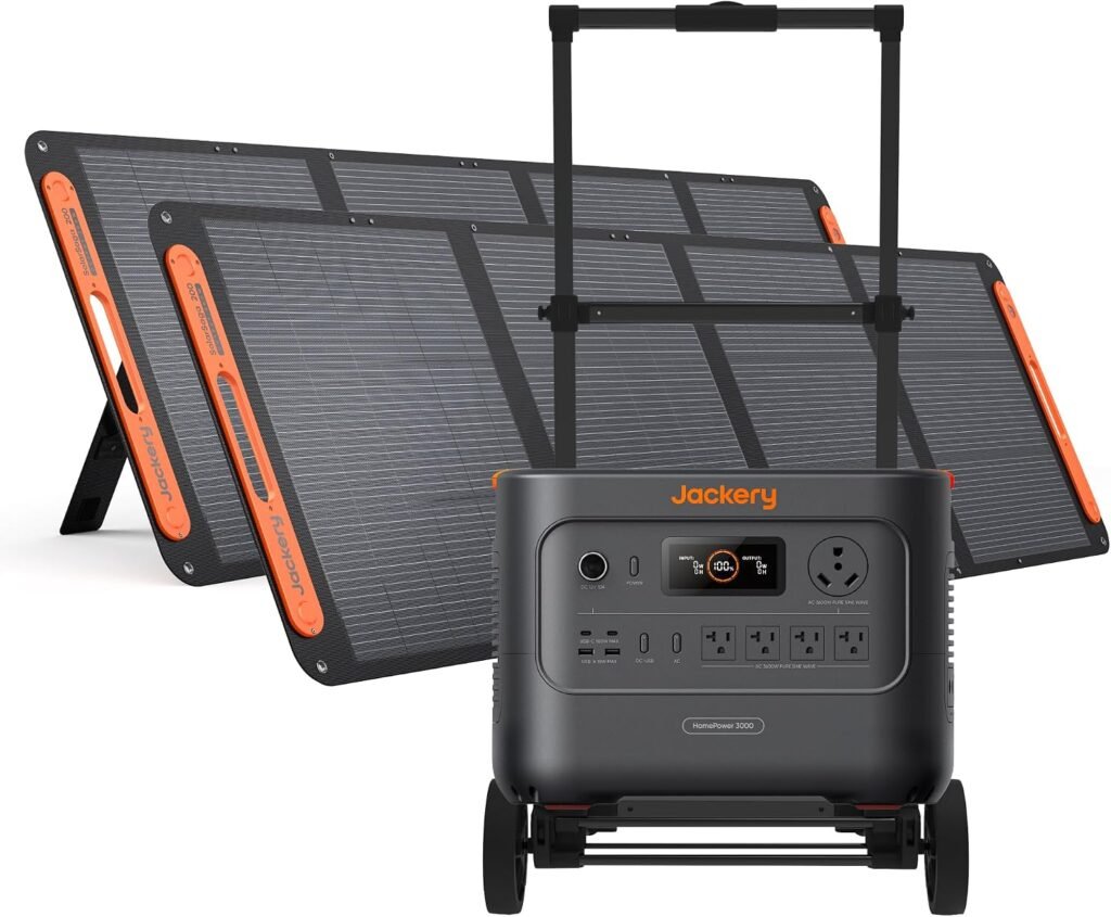 Jackery HomePower Portable Power Station, 3600W (Surge 7200W) Output, 3072Wh LFP Battery Solar Generator, Essential Home Backup for Home Use, Power Outage, RV, Emergencies (Solar Panel Optional) Jackery HomePower Portable Power Station, 3600W (Surge 7200W) Output, 3072Wh LFP Battery Solar Generator, Essential Home Backup for Home Use, Power Outage, RV, Emergencies (Solar Panel Optional)
