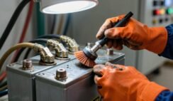 Cleaning Power Stations Battery Terminals Safely