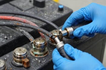 Cleaning Power Station Battery Terminals Safely