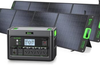 EBL 2400W Portable Power Station Review: Solar Bundle